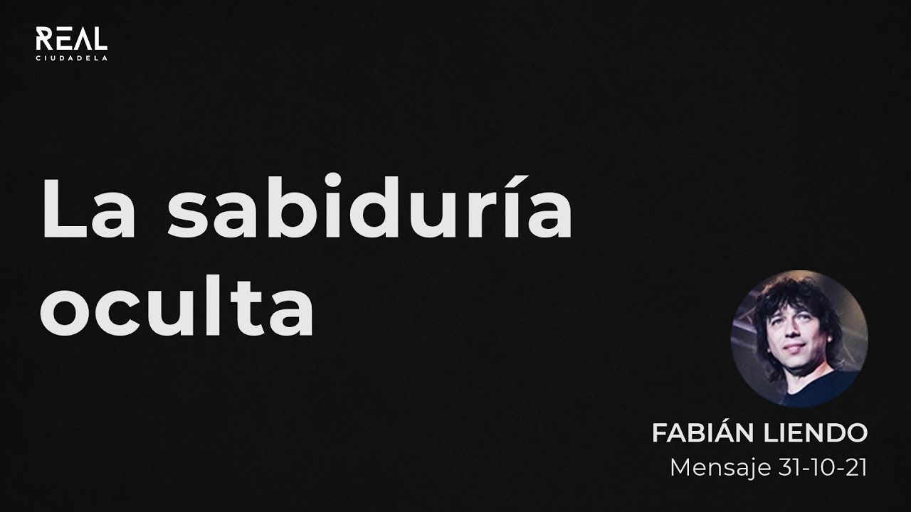 La sabiduría oculta - Fabián Liendo - VIVO - 31 10 21