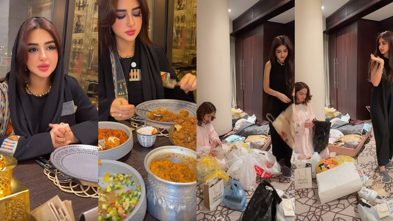 اخر سحور في الرياض🍽️😫🇸🇦هنودع الرياض بكره راجعين علي الامارات لمينا اغراضنا🧳✈️🇸🇦