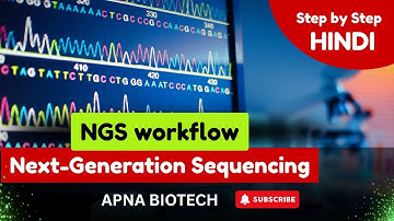 NGS Workflow Explained in Hindi| Next-Generation Sequencing Step by Step #NGS #biotech #genomics