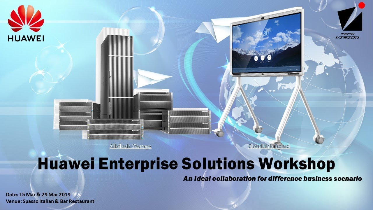 Huawei Enterprise Solution Workshop Event Highlight - YouTube