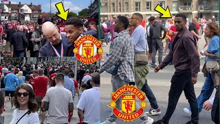 ✅Boom🔥, Jurrien Timber ARRIVED at Manchester United game vs City amid  transfer links,Erik Ten Hag screenshot 5