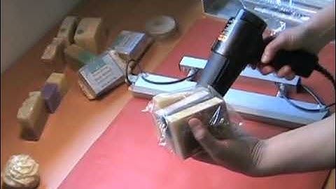 How to Shrinkwrap Multiple Bars of Soap Together (Demo Video)