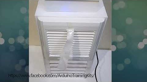 Cool Innovation | Indoor Air Filter with Gas Leak Detection Prototype - Suitable for household use.