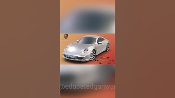 Porsche 911 3D model using PPT. Learn how to make PPT more attractive and dynamic. Follow for more