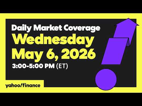 Yahoo Finance Live: Stocks rally on US-Iran talks, blowout tech earnings season | May 6, 2026