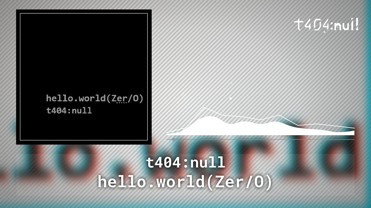 Null Hello t404:null - hello.world(Zer/O) - YouTube
