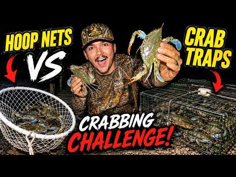 Hoop Nets vs Crab Traps. Which Catches MORE?