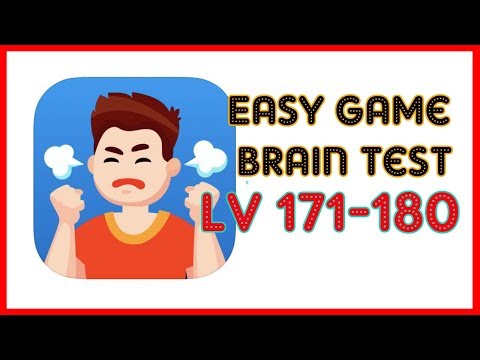 Easy Game Brain Test Level 171 172 173 174 175 176 177 178 179 180 Walkthrough Solution
