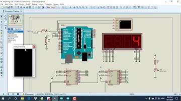 Proteus Simulation 7 Segment