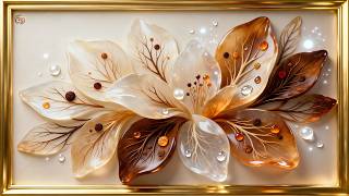 An Amber Flower Made of Light and Glass ✨ screenshot 4