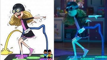 Despicable Me 4 Funny Drawing Meme 😂 | Mega Minions & Gru  Become Crime Fighters Meme Video | P6