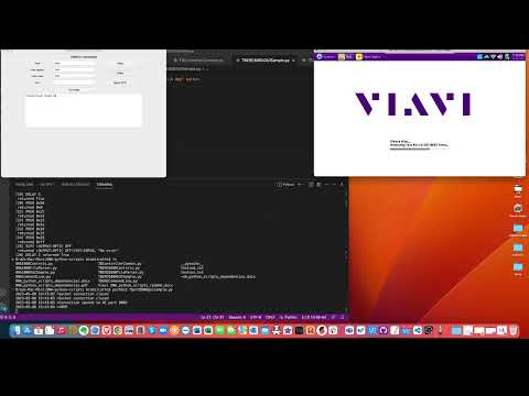 Viavi TB5800/ONA800 python scripts pt 4:   GUI python sample