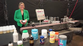 Tronics Labeler P/S Wrap S3M Demonstration