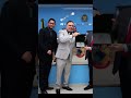 recebendo o título de cidadão de Ribeirão Grande.