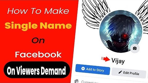 Single Name FB Id Kaise Banaye || Single Name Facebook Account 2022