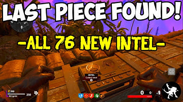 ALL 76 NEW INTEL IN FIREBASE Z!! (Intel Guide)