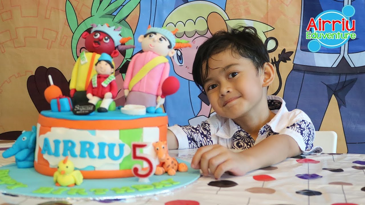 SELAMAT ULANG  TAHUN  AIRRIU YANG KE 5 HAPPY 5th BIRTHDAY 