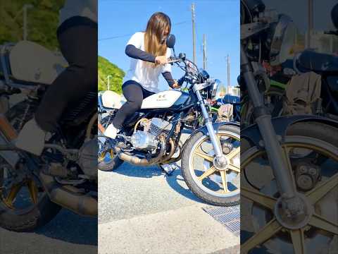 昭和の名車特集【第10弾】旧車のエンジン始動って難しい❗️#norikh250 KH250 KH400 マフラー音 車、バイク