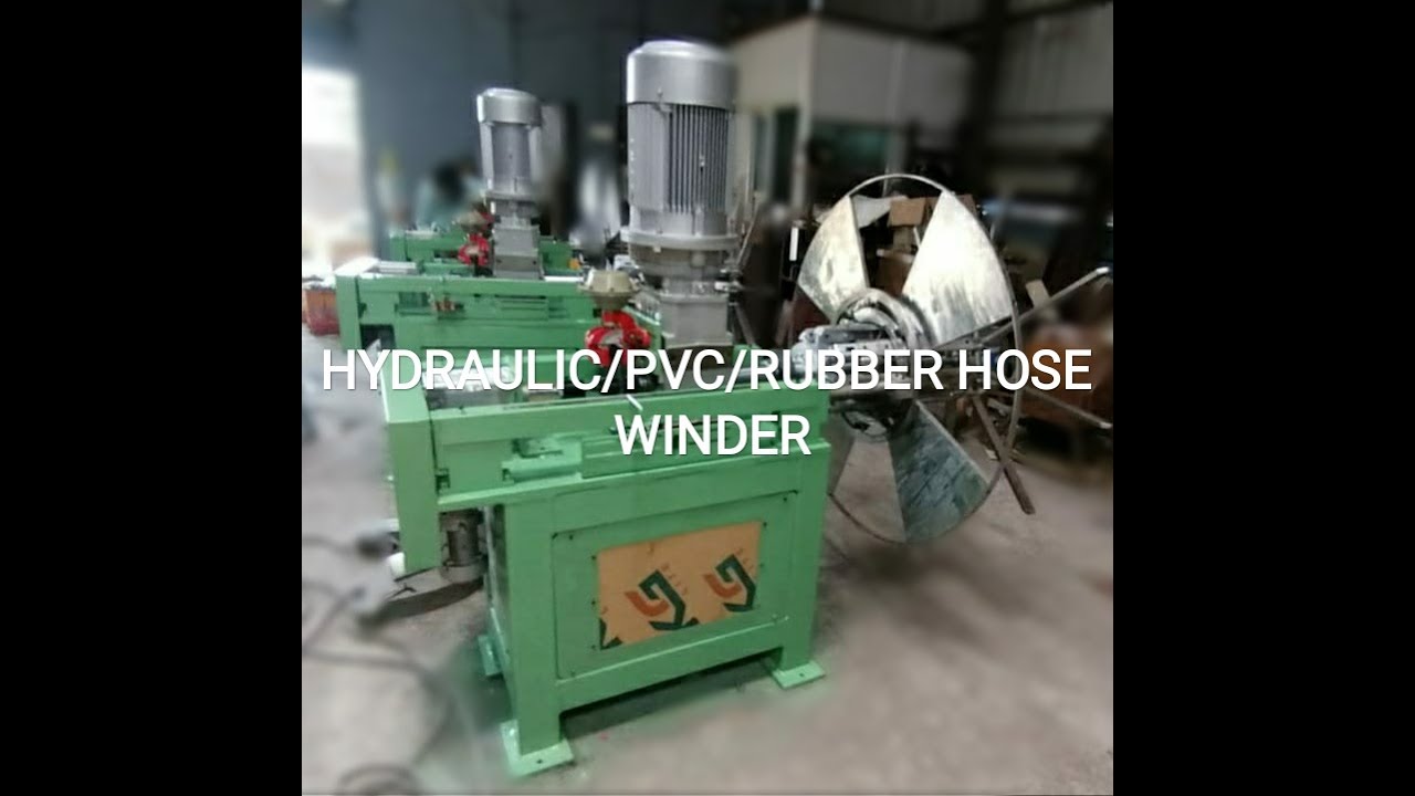 Hydraulic/PVC/Rubber Hose Winder YouTube
