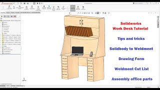 SolidWorks Tutorial | Furniture Designing by Solidworks 3D Design 5,964 views 5 years ago 35 minutes