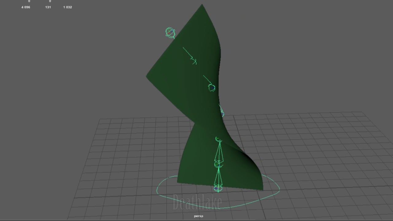 3D Money rig test 1 / Maya 2018 / animation test green / Dance warm up ...
