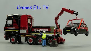 IMC Mammoet M-B Arocs + Ballast Box + Fassi Crane by Cranes Etc TV