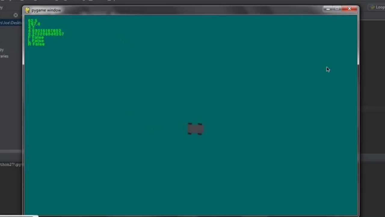 2D Car, Python/Pygame - YouTube