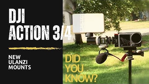 New DJI Action 3 AND 4 Mounts from Ulanzi