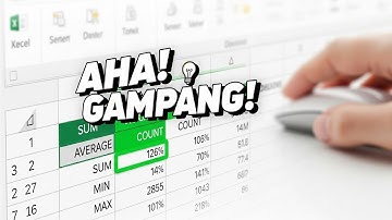 5 RUMUS EXCEL WAJIB TAHU Pemula | SUM, AVERAGE, COUNT, MIN, MAX