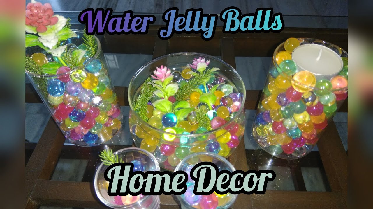 #homedecor #jellyball #crystalball Home Decor Water Jelly Balls