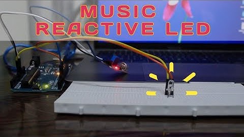 MUSIC REACTIVE LED | 2020 | Sound Sensor - Arduino Connections and Coding | Technical Button