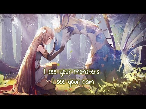 nightcore-⇢-i-see-your-monsters-(lyrics)