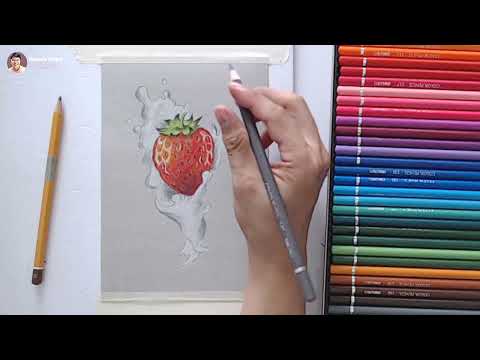 Video NGUYENTUAN - Hướng dẫn vẽ quả dâu đơn giản bằng bút... - youtube