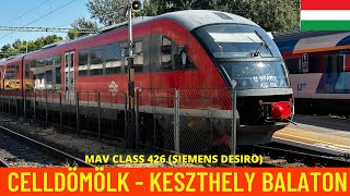 Cab Ride Celldömölk - Keszthely (MÁV lines 20, 25 and 26, Hungary) train driver's view in 4K screenshot 5