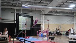 Emersyn Level 7 Uneven Bars Routine At The Sweetheart Invitational 2023 Hosted By Premier Gymnastics