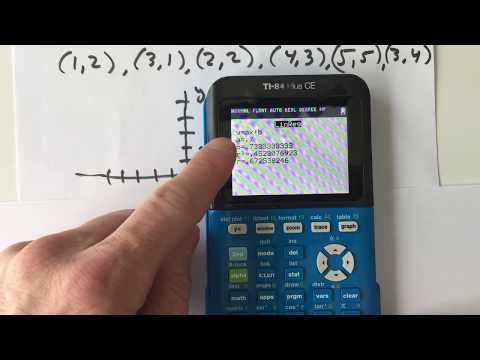 Видео: Как намирате уравнението за регресия на TI 84?