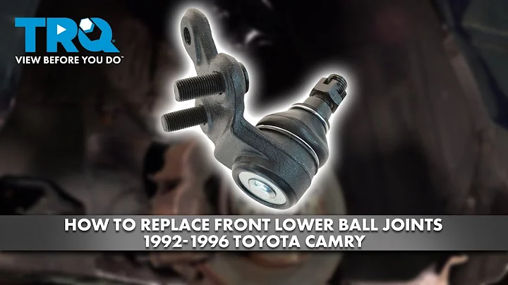How to Replace Front Lower Ball Joints 1992-1996 Toyota Camry