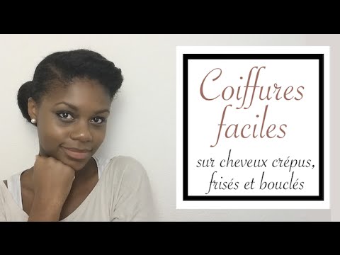 Coiffures protectrices faciles à faire sur cheveux crépus 