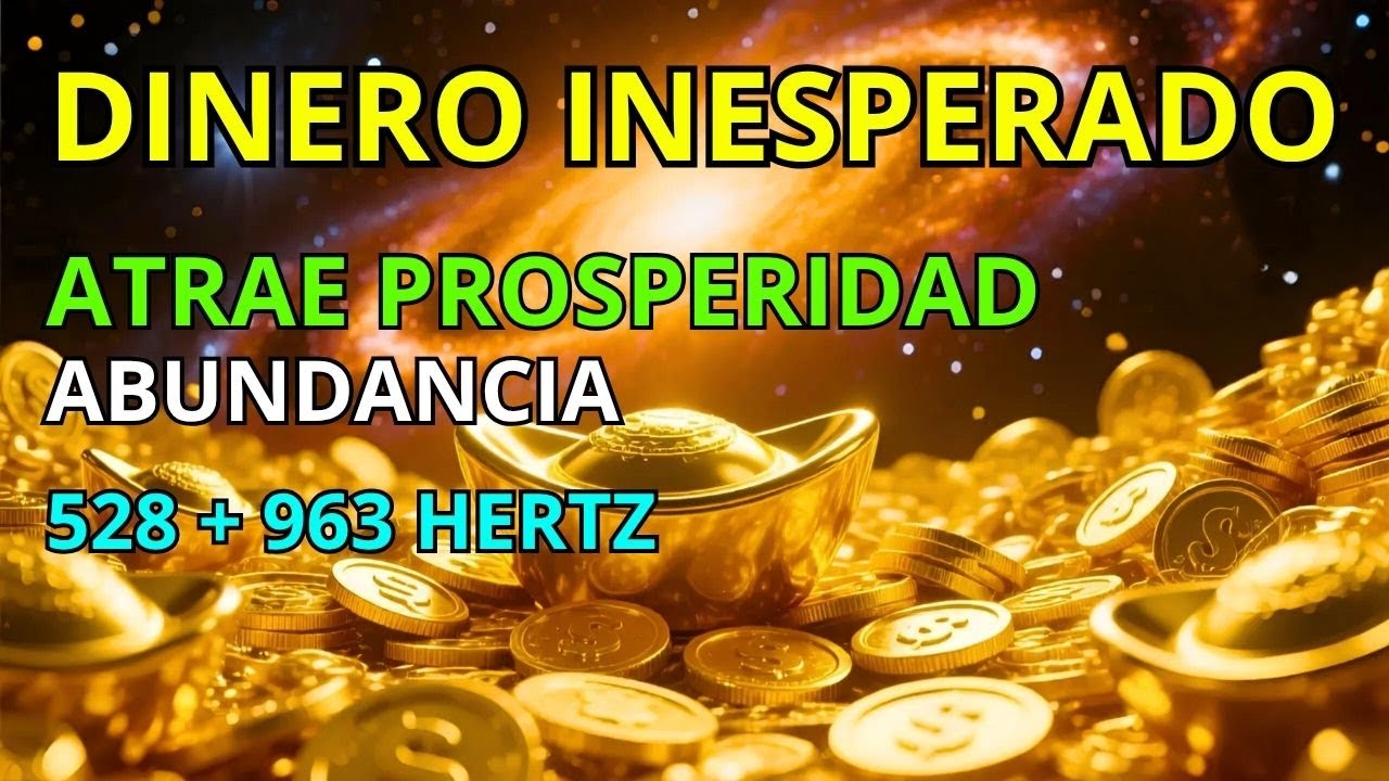 528Hz + 963Hz = DINERO INESPERADO 💰 | Atrae Prosperidad, Abundancia y ...