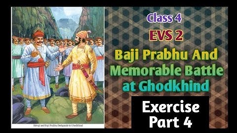 #Class4 #EVS2 #Ch.10 Baji Prabhu & Memorable battle at Ghodkhind #Part4 #EXERCISE #By Renuka Gatekar