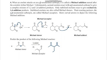 Activity 21: Chapter 21, Enols and Enolates