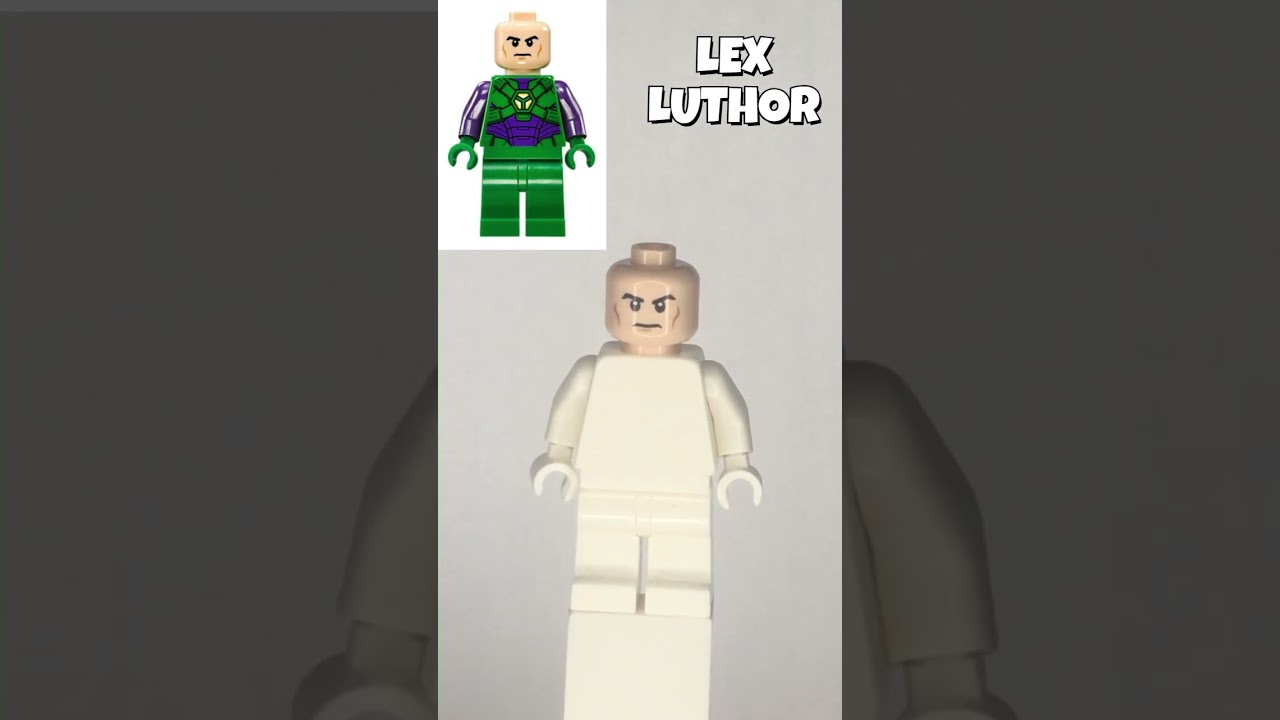 LEGO LEX LUTHOR WONDER WOMAN TUTORIAL!!!