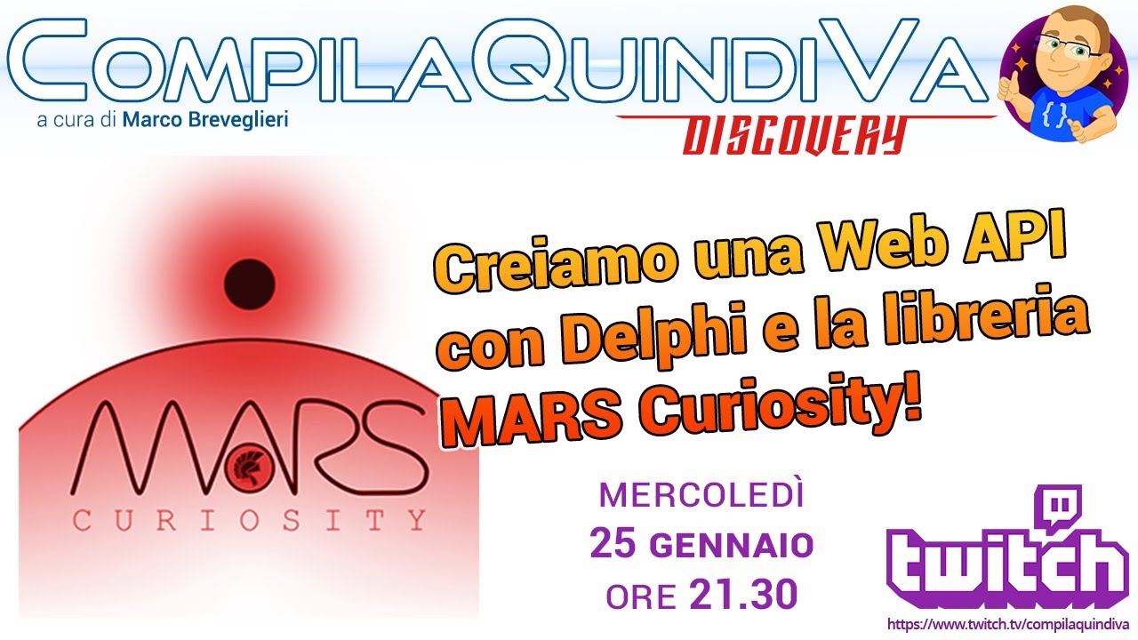Discovery - Creiamo una Web API REST con Delphi e la libreria MARS Curiosity
