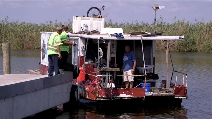 Stranded boater, Kelly Phillips, continues his jou...