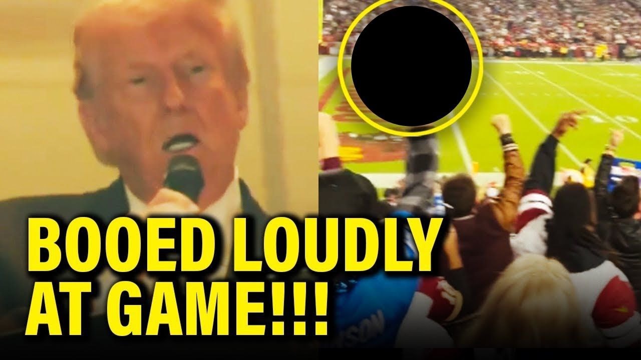 Trump LOUDLY BOOED at NFL GAME as STADIUM ERUPTS IN ANGER