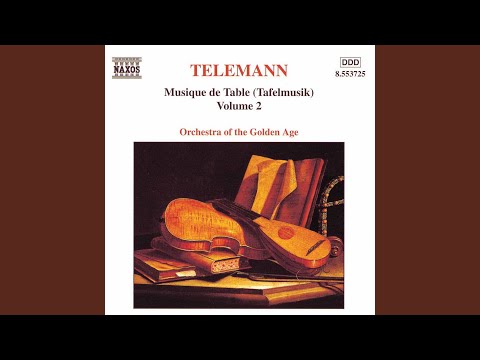 Orchestra of the Golden Age & Georg Philipp Telemann - Musique de table, Part I: Trio in E-Flat Major, TWV 42:Es1: I. Affettuoso -