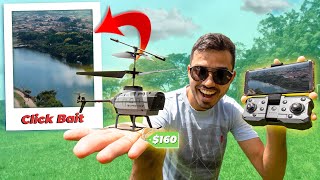 NOVO Helicóptero ESPIÃO de Controle Remoto com CÂMERA FULL HD | KY202 Bee 4CH-6 Axis 4K