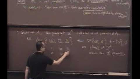 Real Analysis, Lecture 8: Cantor Diagonalization and Metric Spaces (3/8)