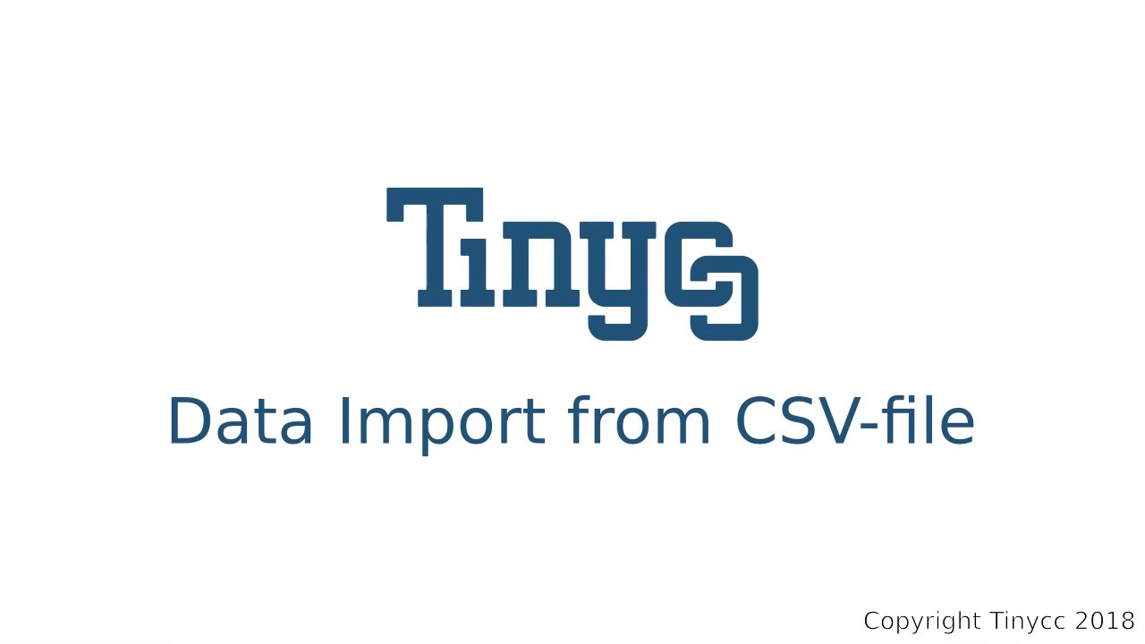 Data Import - YouTube