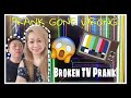 BROKEN TV PRANK || PRANKING MY JAPANESE HUSBAND || PRANK GONE WRONG *